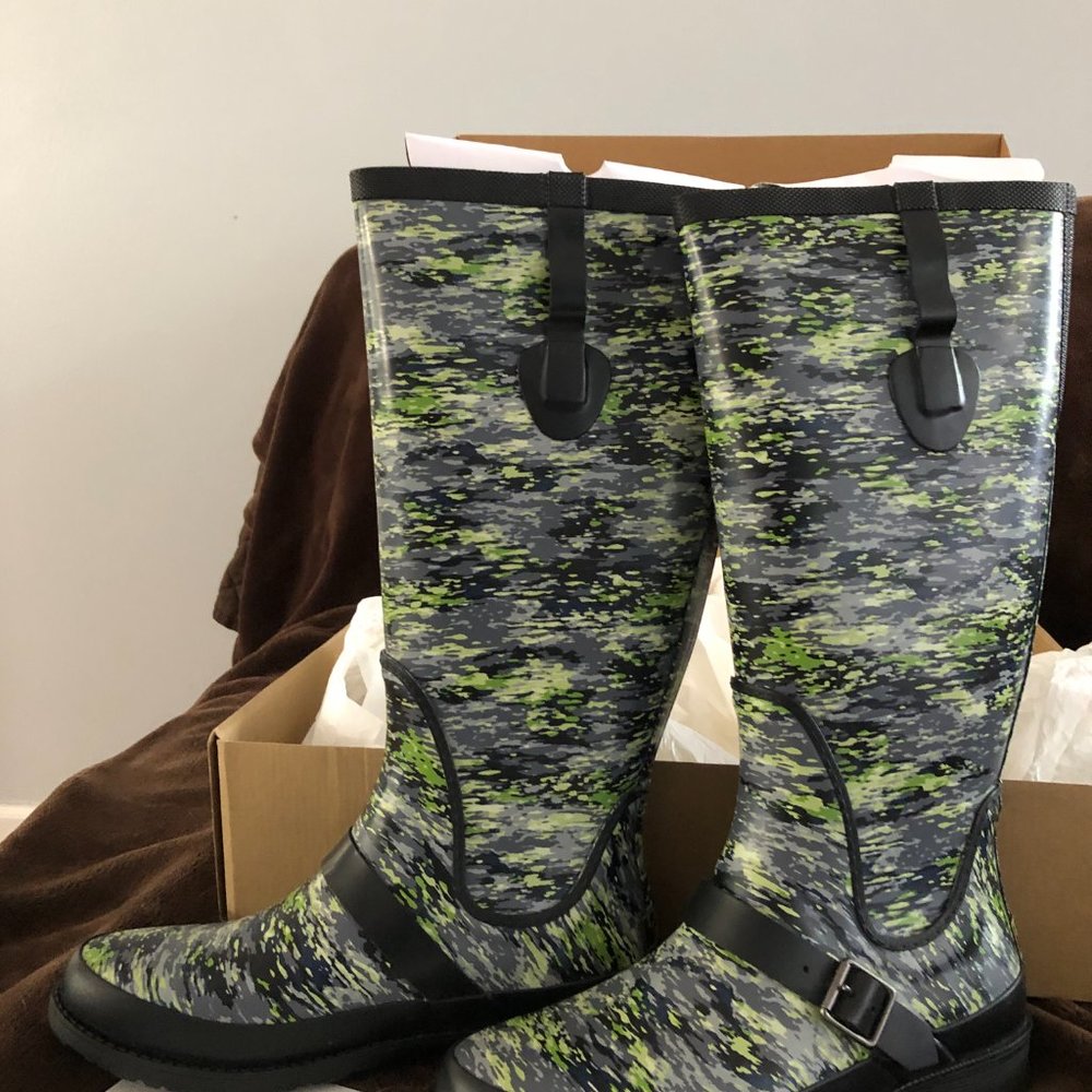LL Bean Wellies rain boots (new) - Picture 2 of 6